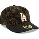 bone-curvo-preto-justo-59fifty-low-profile-floral-cord-three-looms-printed-corduroy-da-los-angeles-dodgers-mlb-da-new-era