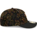 bone-curvo-preto-justo-59fifty-low-profile-floral-cord-three-looms-printed-corduroy-da-los-angeles-dodgers-mlb-da-new-era