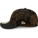 bone-curvo-preto-justo-59fifty-low-profile-floral-cord-three-looms-printed-corduroy-da-boston-red-sox-mlb-da-new-era