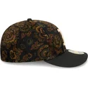 bone-curvo-preto-justo-59fifty-low-profile-floral-cord-three-looms-printed-corduroy-da-boston-red-sox-mlb-da-new-era