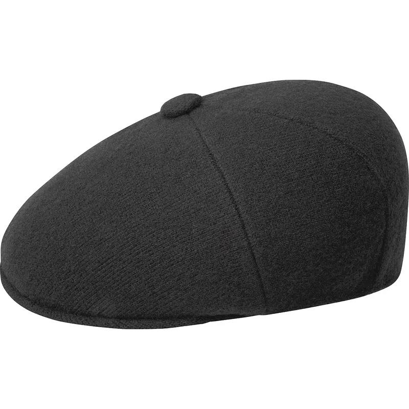 boina-preta-wool-panel-575-black-da-kangol