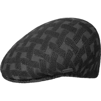 Boina preta Cross Weave 504 Black da Kangol