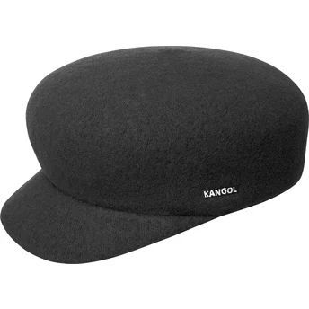 Boina preta Wool Adj Mau Black da Kangol