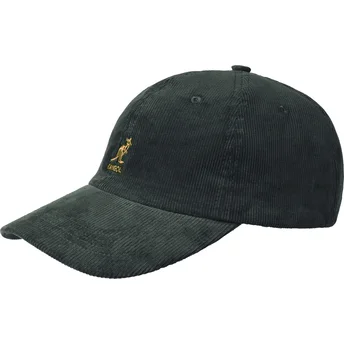 Boné curvo verde ajustável Cord Baseball Forrester da Kangol