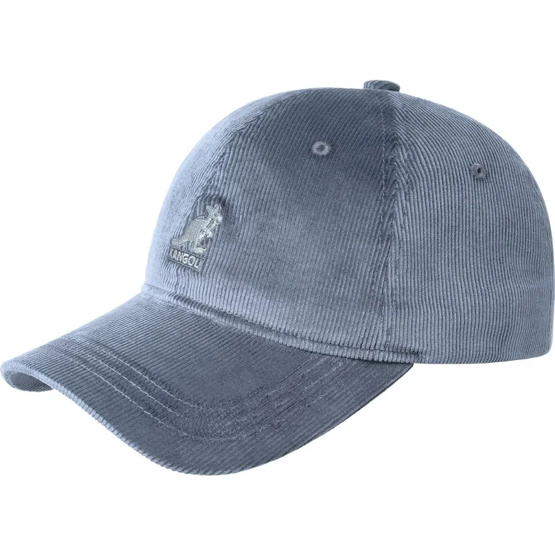bone-curvo-azul-ajustavel-cord-baseball-denim-blue-da-kangol
