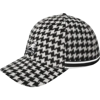 Boné curvo branco ajustável Block Zig Baseball White da Kangol