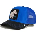 bone-trucker-azul-e-preto-cao-pitbull-flex-pitbull-suede-the-farm-da-goorin-bros