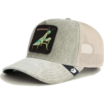 Boné trucker cinza louva-a-deus Heartbreaker Iced Mantis Jewel Tones The Farm da Goorin Bros.