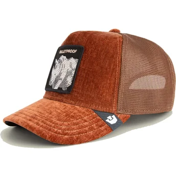 Boné trucker castanho rhinocéros Bulletproof Iced Rhino Jewel Tones The Farm da Goorin Bros.