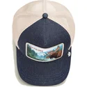 bone-trucker-azul-e-branco-alce-off-the-grid-staycation-homestead-the-farm-da-goorin-bros
