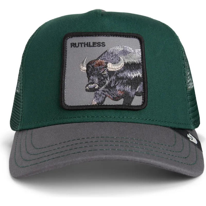 bone-trucker-verde-e-cinza-bufalo-ruthless-two-tone-buffalo-sport-the-farm-da-goorin-bros