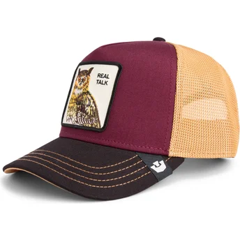 Boné trucker multicolor coruja Real Talk Tri Tone The Farm da Goorin Bros.