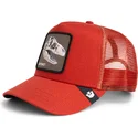 bone-trucker-vermelho-dinossauro-t-rex-the-extinct-skull-grit-the-farm-da-goorin-bros