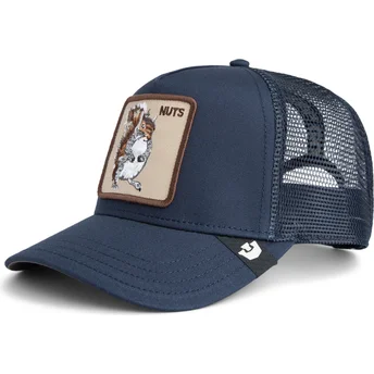Boné trucker azul marinho esquilo Nuts The Farm da Goorin Bros.
