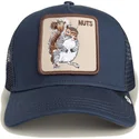 bone-trucker-azul-marinho-para-crianca-esquilo-nuts-mini-the-farm-da-goorin-bros