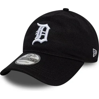 Boné curvo preto ajustável 9TWENTY Merino Wool da Detroit Tigers MLB da New Era