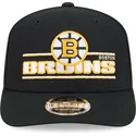 bone-curvo-preto-snapback-9seventy-stretch-snap-stated-da-boston-bruins-nhl-da-new-era
