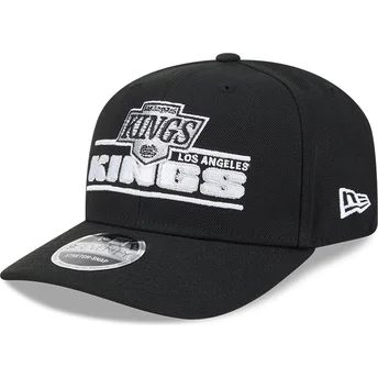 Boné curvo preto snapback 9SEVENTY Stretch Snap Stated da Los Angeles Kings NHL da New Era