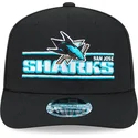 bone-curvo-preto-snapback-9seventy-stretch-snap-stated-da-san-jose-sharks-nhl-da-new-era