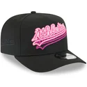 bone-curvo-preto-snapback-9fifty-a-frame-neon-da-oakland-athletics-mlb-da-new-era