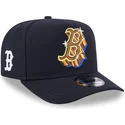 bone-curvo-azul-marinho-snapback-9fifty-a-frame-emblem-da-boston-red-sox-mlb-da-new-era
