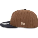 bone-plano-castanho-e-azul-marinho-ajustavel-9fifty-retro-crown-wool-pinstripe-da-new-york-yankees-mlb-da-new-era