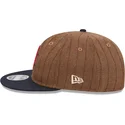 bone-plano-castanho-e-azul-marinho-ajustavel-9fifty-retro-crown-wool-pinstripe-da-boston-red-sox-mlb-da-new-era