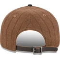 bone-plano-castanho-e-azul-marinho-ajustavel-9fifty-retro-crown-wool-pinstripe-da-boston-red-sox-mlb-da-new-era