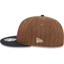 bone-plano-castanho-e-azul-marinho-ajustavel-9fifty-retro-crown-wool-pinstripe-da-atlanta-braves-mlb-da-new-era
