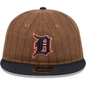 bone-plano-castanho-e-azul-marinho-ajustavel-9fifty-retro-crown-wool-pinstripe-da-detroit-tigers-mlb-da-new-era