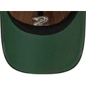 bone-curvo-castanho-e-preto-ajustavel-9twenty-a-frame-wool-pinstripe-da-chicago-white-sox-mlb-da-new-era