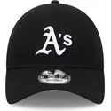 bone-curvo-preto-ajustavel-9twenty-merino-wool-da-oakland-athletics-mlb-da-new-era