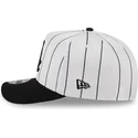 bone-curvo-branco-e-preto-snapback-9fifty-a-frame-satin-pinstripe-da-chicago-white-sox-mlb-da-new-era
