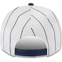 bone-curvo-branco-e-azul-marinho-snapback-9fifty-a-frame-satin-pinstripe-da-chicago-white-sox-mlb-da-new-era