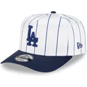 bone-curvo-branco-e-azul-snapback-9fifty-a-frame-satin-pinstripe-da-los-angeles-dodgers-mlb-da-new-era