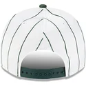 bone-curvo-branco-e-verde-snapback-9fifty-a-frame-satin-pinstripe-da-oakland-athletics-mlb-da-new-era