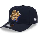 bone-curvo-azul-marinho-snapback-9fifty-a-frame-emblem-da-new-york-yankees-mlb-da-new-era