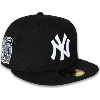 Boné plano preto justo 59FIFTY Subway Series da New York Yankees MLB da New Era