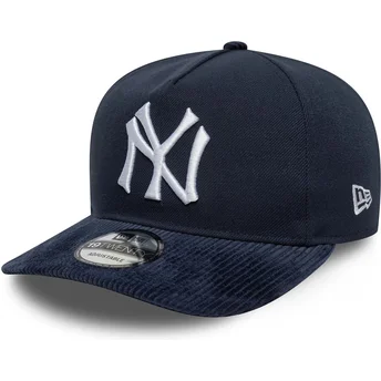 Boné curvo azul marinho snapback 19TWENTY Coops Cord da New York Yankees MLB da New Era
