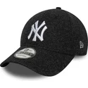 bone-curvo-preto-snapback-9forty-melton-wool-da-new-york-yankees-mlb-da-new-era