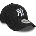 bone-curvo-preto-snapback-9forty-melton-wool-da-new-york-yankees-mlb-da-new-era