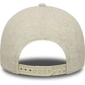 bone-curvo-bege-snapback-9forty-melton-wool-da-new-york-yankees-mlb-da-new-era