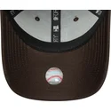 bone-curvo-castanho-ajustavel-9forty-outline-da-los-angeles-dodgers-mlb-da-new-era