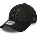 bone-curvo-preto-ajustavel-com-logo-verde-9forty-outline-da-new-york-yankees-mlb-da-new-era