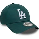 bone-curvo-verde-ajustavel-9forty-league-essential-da-los-angeles-dodgers-mlb-da-new-era