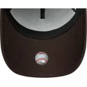 bone-curvo-castanho-snapback-9forty-e-frame-side-patch-da-los-angeles-dodgers-mlb-da-new-era