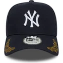 bone-curvo-azul-marinho-snapback-9forty-e-frame-tonal-icon-da-new-york-yankees-mlb-da-new-era