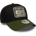 bone-curvo-preto-e-verde-snapback-9forty-e-frame-camo-patch-da-new-era