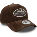 bone-curvo-castanho-snapback-9forty-e-frame-patch-cord-da-new-era