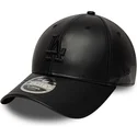 bone-curvo-preto-snapback-com-logo-preto-9forty-m-crown-pu-da-los-angeles-dodgers-mlb-da-new-era